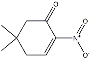 2-Nitro-5,5-dimethyl-2-cyclohexen-1-one 结构式