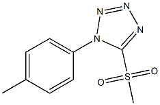 Methyl 1-(4-methylphenyl)-1H-tetrazol-5-yl sulfone 结构式