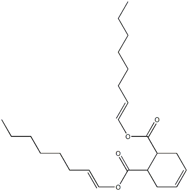 4-Cyclohexene-1,2-dicarboxylic acid bis(1-octenyl) ester 结构式