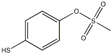 Methanesulfonic acid 4-mercaptophenyl ester 结构式