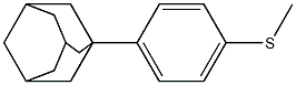 1-[4-(Methylthio)phenyl]adamantane 结构式