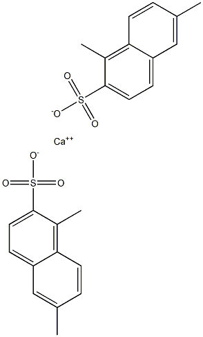 Bis(1,6-dimethyl-2-naphthalenesulfonic acid)calcium salt 结构式