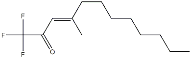 Trifluoromethyl[(E)-2-methyl-1-decenyl] ketone 结构式