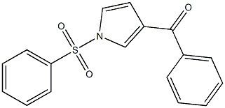1-(Phenylsulfonyl)-3-benzoyl-1H-pyrrole 结构式