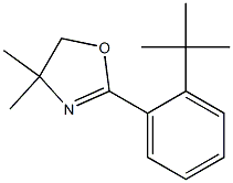 2-[2-(1,1-Dimethylethyl)phenyl]-4,4-dimethyl-2-oxazoline 结构式