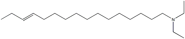 N,N-Diethyl-13-hexadecen-1-amine 结构式