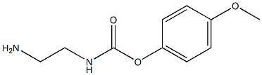 N-(2-Aminoethyl)carbamic acid 4-methoxyphenyl ester 结构式