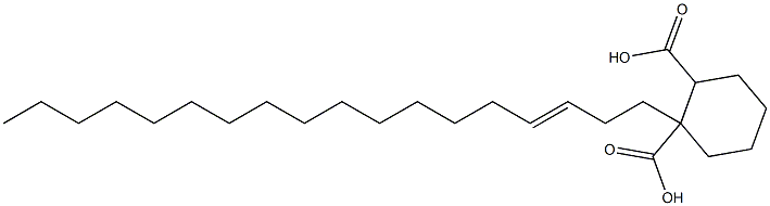 Cyclohexane-1,2-dicarboxylic acid hydrogen 1-(3-octadecenyl) ester 结构式