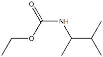 N-(1,2-Dimethylpropyl)carbamic acid ethyl ester 结构式