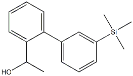 1-(3'-Trimethylsilylbiphenyl-2-yl)ethanol 结构式