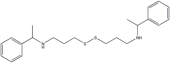 Bis[3-[(1-phenylethyl)amino]propyl] persulfide 结构式