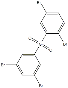 2,5-Dibromophenyl 3,5-dibromophenyl sulfone 结构式