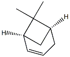 (1S,5S)-6,6-Dimethylbicyclo[3.1.1]hept-2-ene 结构式