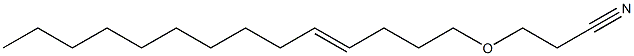 3-(4-Tetradecenyloxy)propionitrile 结构式