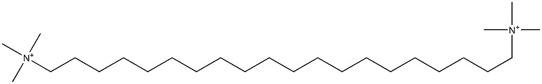 1,20-Icosanediylbis(trimethylaminium) 结构式