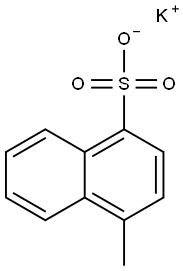 4-Methyl-1-naphthalenesulfonic acid potassium salt 结构式