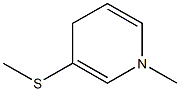 1-Methyl-3-methylthio-1,4-dihydropyridine 结构式