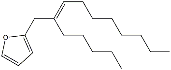 2-[(E)-2-Pentyl-2-decenyl]furan 结构式