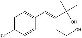 3-(4-Chlorophenyl)methylene-2-methylpentane-2,5-diol 结构式