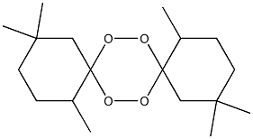 1,4,4,10,13,13-Hexamethyl-7,8,15,16-tetraoxadispiro[5.2.5.2]hexadecane 结构式
