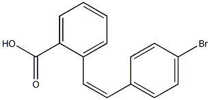 (Z)-4'-Bromostilbene-2-carboxylic acid 结构式