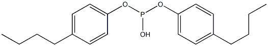 Phosphorous acid di(4-butylphenyl) ester 结构式