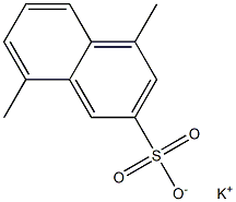 4,8-Dimethyl-2-naphthalenesulfonic acid potassium salt 结构式