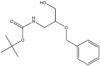 2-(Benzyloxy)-3-(tert-butoxycarbonylamino)propan-1-ol 结构式