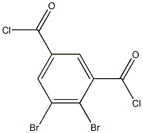 4,5-Dibromoisophthalic acid dichloride 结构式