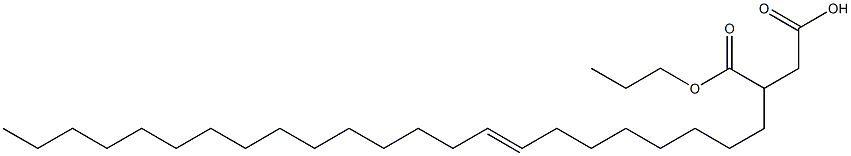 3-(8-Tricosenyl)succinic acid 1-hydrogen 4-propyl ester 结构式