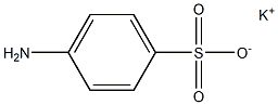 4-Aminiobenzenesulfonic acid potassium salt 结构式