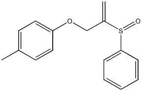 1-[[2-(Phenylsulfinyl)-2-propenyl]oxy]-4-methylbenzene 结构式