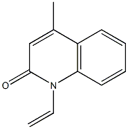 4-Methyl-1-vinyl-2(1H)-quinolone 结构式