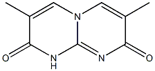 3,7-Dimethyl-1H-pyrimido[1,2-a]pyrimidine-2,8-dione 结构式