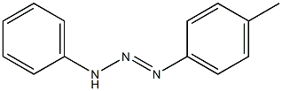 [[(4-Methylphenyl)azo]amino]benzene 结构式