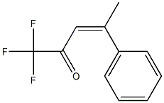 Trifluoromethyl[(Z)-2-phenyl-1-propenyl] ketone 结构式