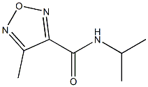 N-Isopropyl-4-methyl-3-furazancarboxamide 结构式