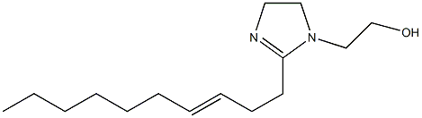2-(3-Decenyl)-2-imidazoline-1-ethanol 结构式