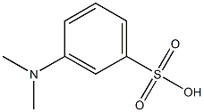 3-(Dimethylamino)benzenesulfonic acid 结构式