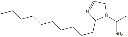 1-(1-Aminoethyl)-2-decyl-3-imidazoline 结构式