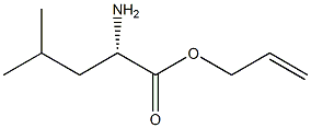 L-Leucine allyl ester 结构式