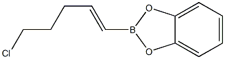 2-[(E)-5-Chloro-1-pentenyl]-1,3,2-benzodioxaborole 结构式