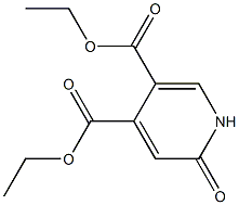 2-Oxo-1,2-dihydropyridine-4,5-dicarboxylic acid diethyl ester 结构式