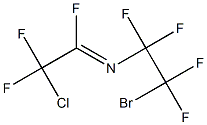 N-(2-Bromo-1,1,2,2-tetrafluoroethyl)2-chloro-1,2,2-trifluoroethanimine 结构式