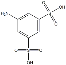 5-Amino-1,3-benzenedisulfonic acid 结构式