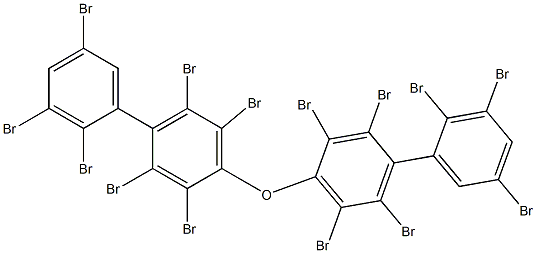 (2,3,5-Tribromophenyl)(2,3,5,6-tetrabromophenyl) ether 结构式