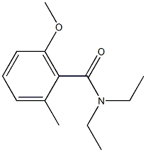 N,N-Diethyl-2-methyl-6-methoxybenzamide 结构式