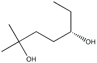 (4S)-4-Hydroxy-1,1-dimethyl-1-hexanol 结构式