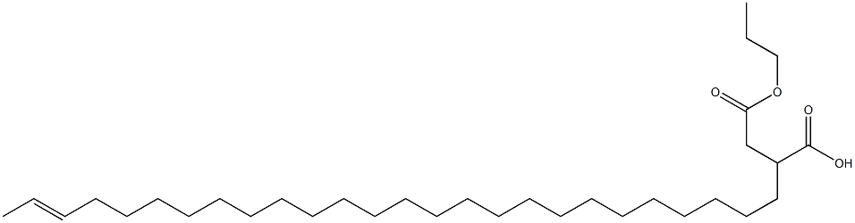 2-(24-Hexacosenyl)succinic acid 1-hydrogen 4-propyl ester 结构式