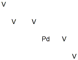 Pentavanadium palladium 结构式
